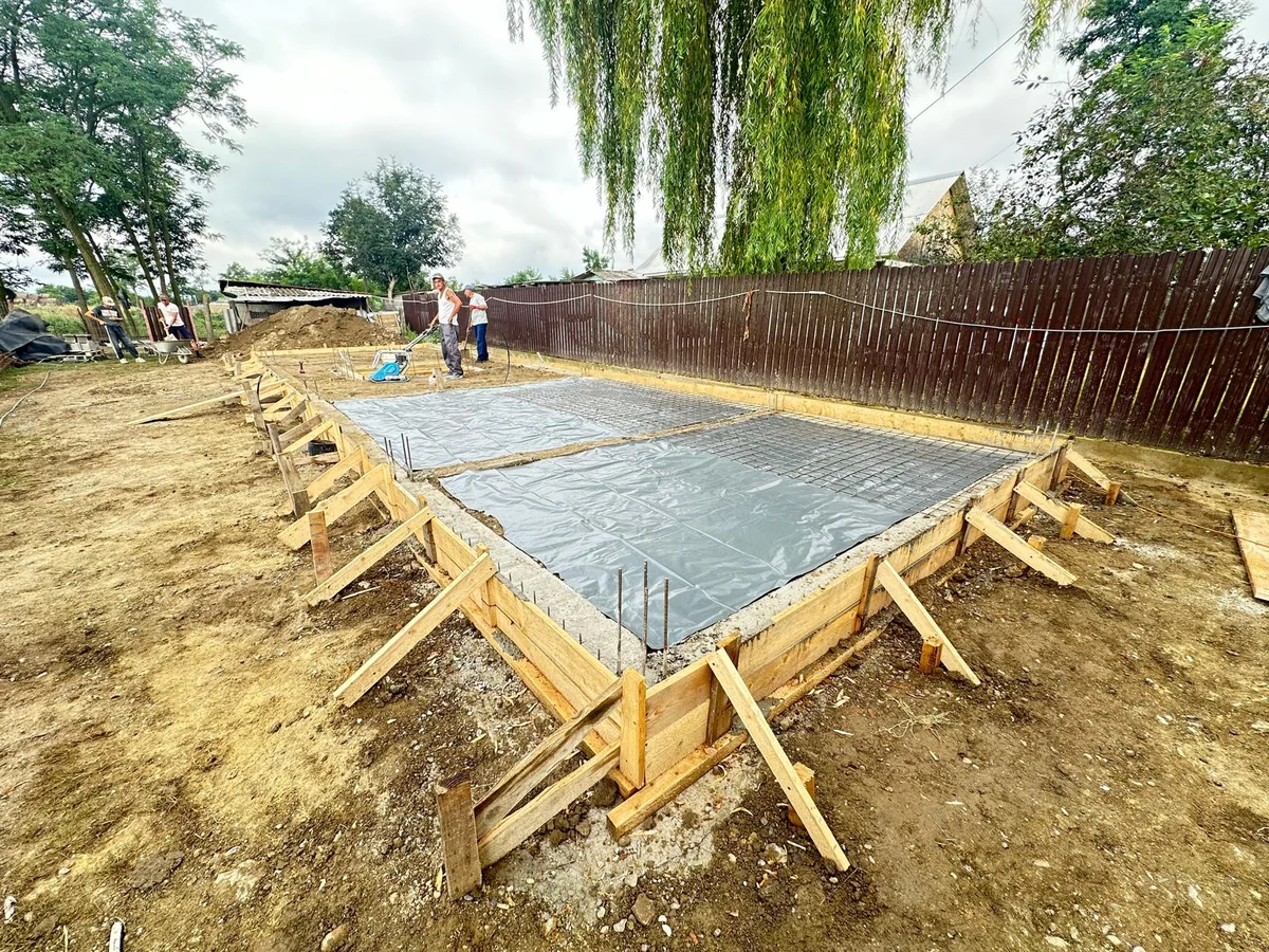 Turnare fundație și betonare construcție Iași